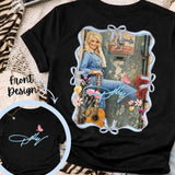 Dolly Darling Graphic Tee- Black