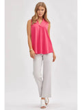Lizzy Sleeveless Signature A-Line Solid Top