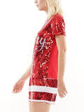 Sequin Shimmer Christmas Top - Merry