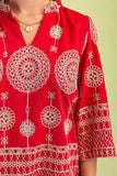 Boho Spirit Metallic Embroidered Blouse