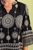 Boho Spirit Metallic Embroidered Blouse