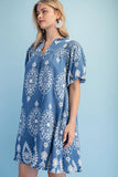 Paisley Medallion Pocket Dress