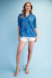 Daydream Doodle Dolman Sleeve Blouse