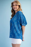 Daydream Doodle Dolman Sleeve Blouse
