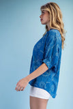 Daydream Doodle Dolman Sleeve Blouse