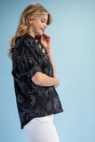Daydream Doodle Dolman Sleeve Blouse