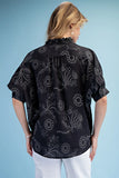 Daydream Doodle Dolman Sleeve Blouse