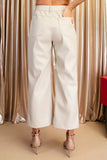 Girls’ Night Out Faux Leather Cropped Pants