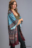 The Dahlia Boho Tapestry Kimono