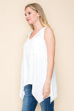 Rhinestone Sharkbite Tank Top