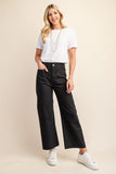 Ankle Skimmer Wide Leg Pants