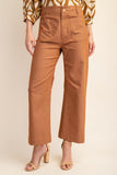 Ankle Skimmer Wide Leg Pants