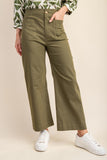 Ankle Skimmer Wide Leg Pants