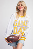 Striped GAMEDAY Pullover Sweatshirt