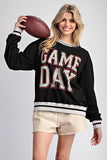 Striped GAMEDAY Pullover Sweatshirt