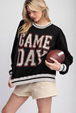 Striped GAMEDAY Pullover Sweatshirt