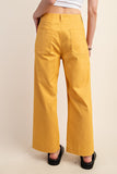 Ankle Skimmer Wide Leg Pants