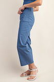 Ankle Skimmer Wide Leg Pants