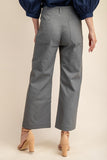 Ankle Skimmer Wide Leg Pants
