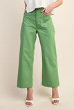 Ankle Skimmer Wide Leg Pants
