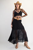 All Over Sheer Lace Top