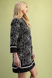 Cannes Coastal Embroidered Scallop Dress