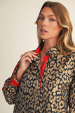 Luxe Leopard Shirt Dress - Brown/Black