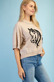 Wild Spirit Horse Sweater- Oatmeal