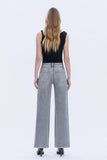 Olivia High Rise Wide Leg Denim - Washed Out Grey