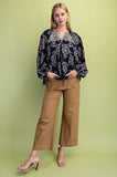 Sierra Smocked Boho Blouse