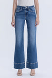 City Stroll Wide Leg Trouser Denim - Med Wash