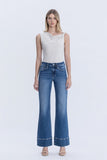 City Stroll Wide Leg Trouser Denim - Med Wash