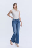 City Stroll Wide Leg Trouser Denim - Med Wash
