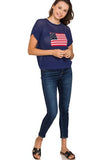 Stars & Stripes Open Knit Sweater