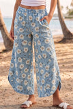 Tulip Hem Wide Leg Pants