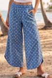 Tulip Hem Wide Leg Pants