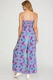 Coastal Kaleidoscope Wide Leg Jumpsuit