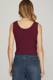 Tessa Cozy-Knit Sweater Tank