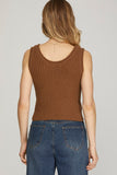 Tessa Cozy-Knit Sweater Tank