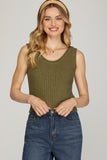 Tessa Cozy-Knit Sweater Tank