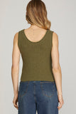 Tessa Cozy-Knit Sweater Tank