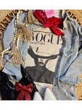 Vogue Cowgirl Graphic Tee