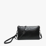 Riley Three Compartment Crossbody/Wristlet - Many Colors