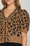 Untamed Sweetheart Sweater Top - Leopard