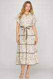 Camille Afternoon Tea Midi Dress