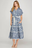 Camille Afternoon Tea Midi Dress