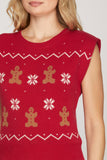 Holly Gingerbread Charm Vest
