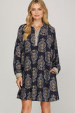 Sandara Paisley Tunic Dress
