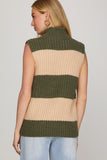 Nora Toasted Striped Sweater Vest