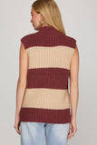 Nora Toasted Striped Sweater Vest